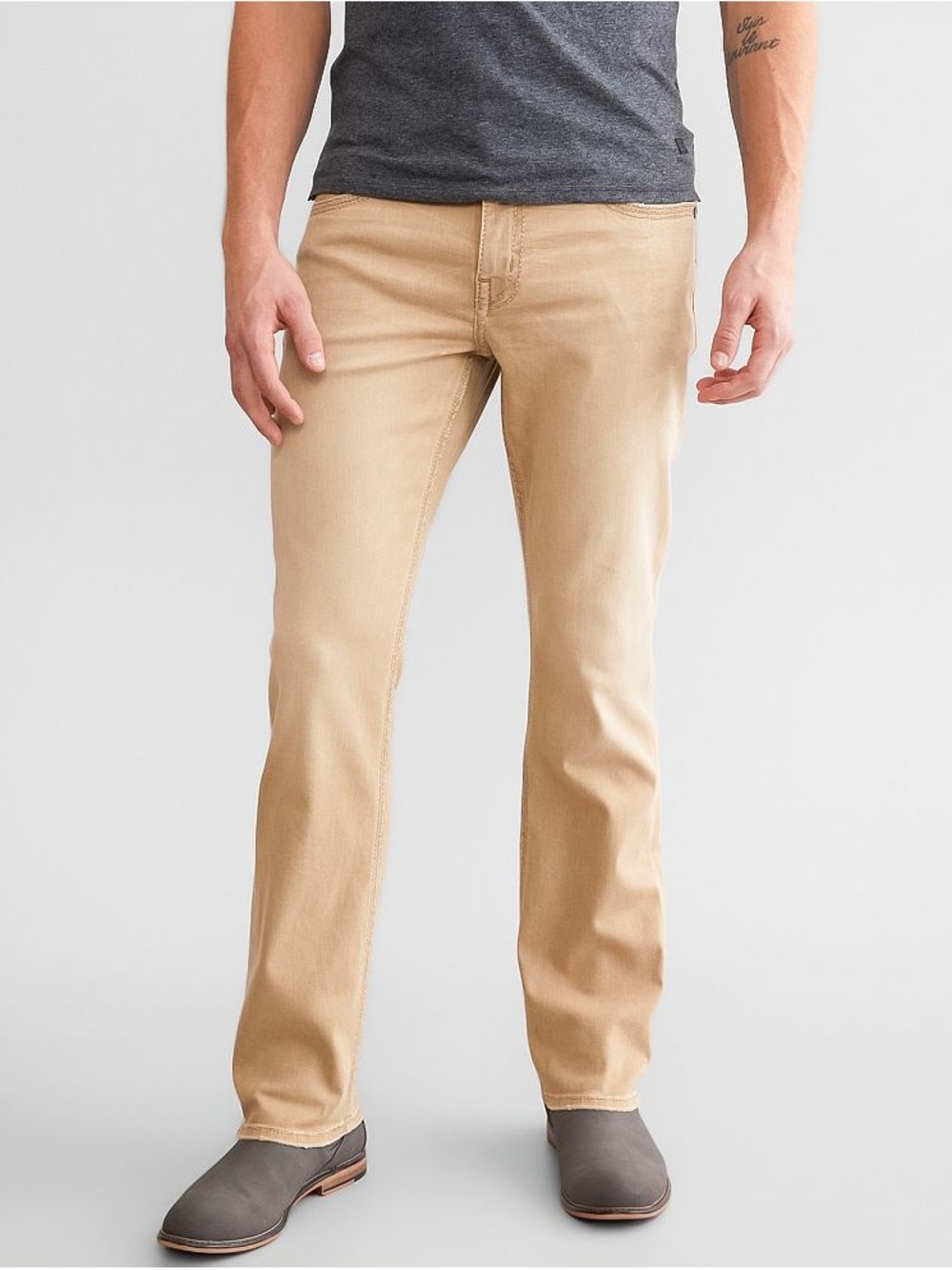 BKE Jake Straight Jeans in Tan